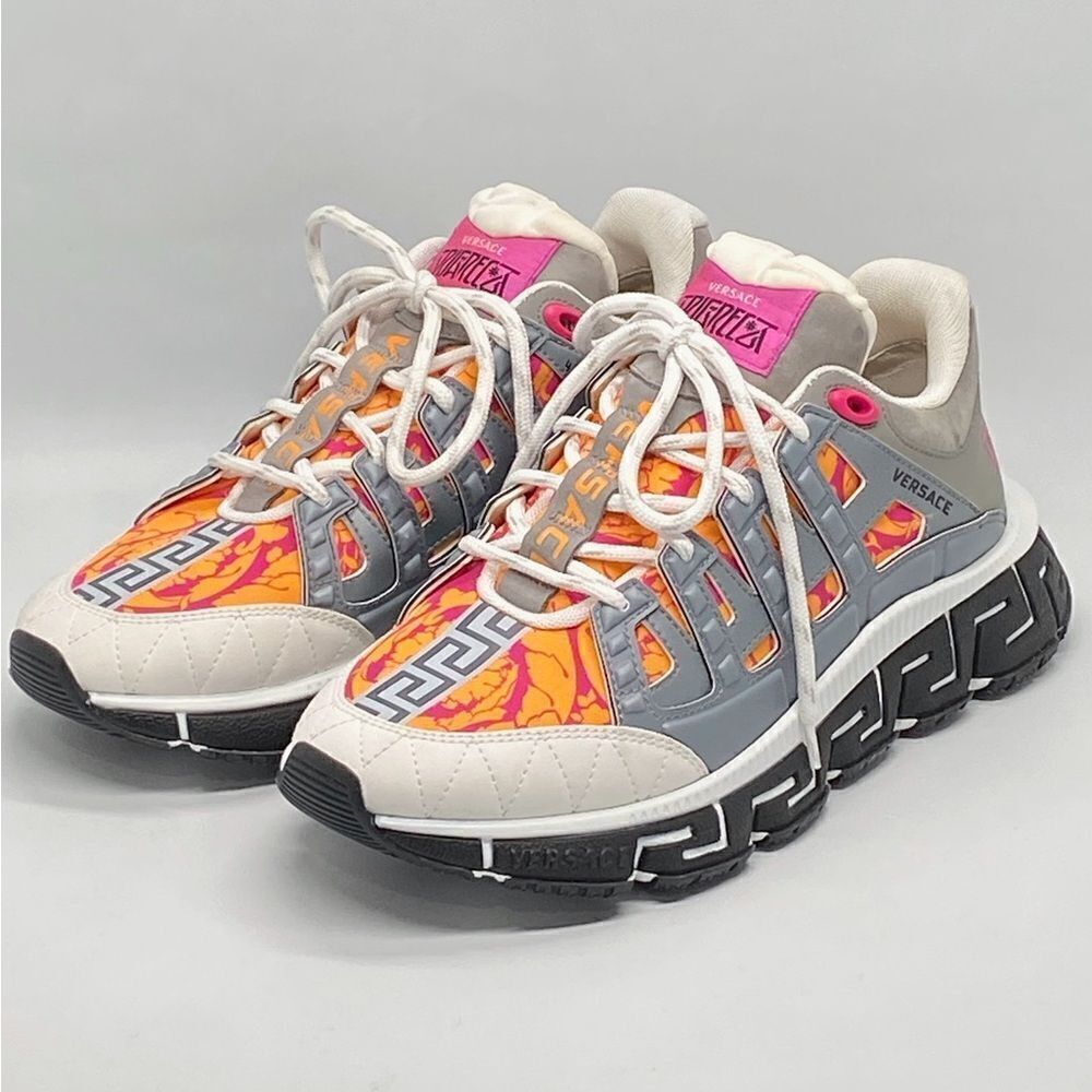 Versace Barocco Trigreca Sneakers size 40/US size 7
